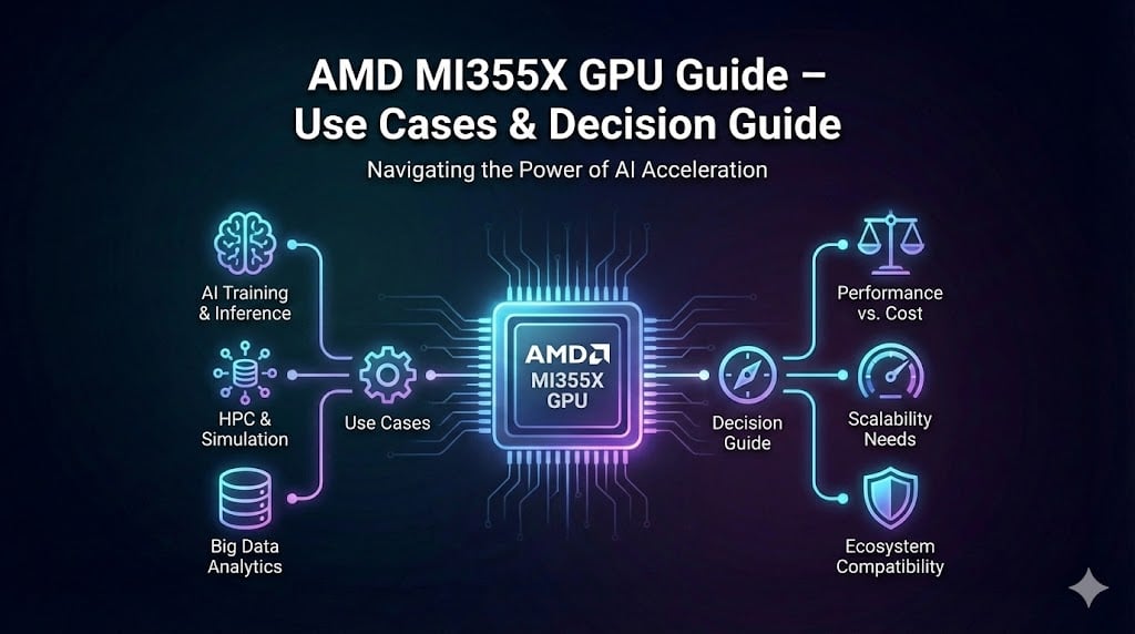 AMD MI355X GPU Guide: Use Cases, Benchmarks & Buying Tips