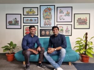 Freehand co-founders Abhijeet Manohar (left) and Nitin Jayakrishnan.